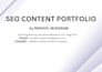 do content writing for seo  blog posts